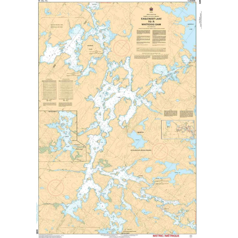 Service Hydrographique du Canada - 6285 - Eaglenest Lake to/à Whitedog Dam