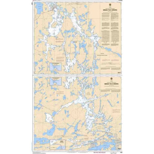 Service Hydrographique du Canada - 6287 - Minaki to/à Kenora Service Hydrographique du Canada - 6287 - Minaki to/à Kenora