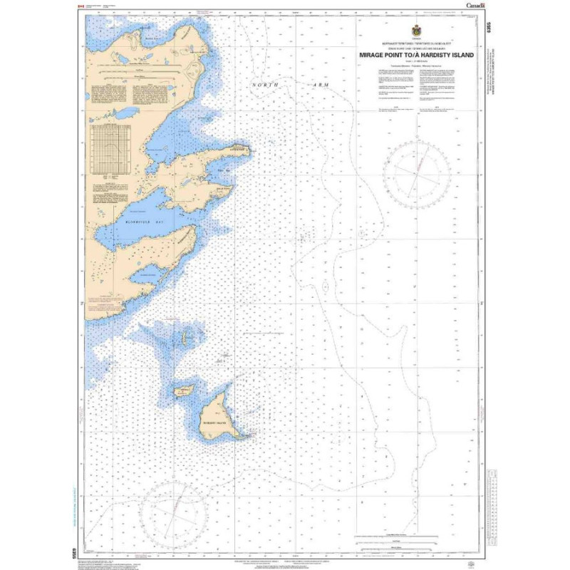 Service Hydrographique du Canada - 6355 - Mirage Point to/à Hardisty Island