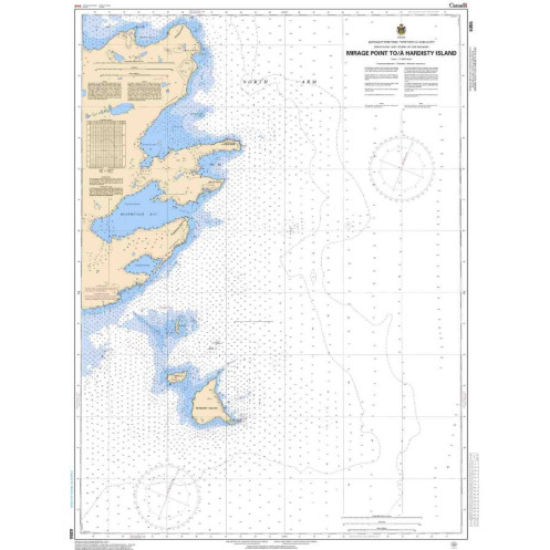 Service Hydrographique du Canada - 6355 - Mirage Point to/à Hardisty Island