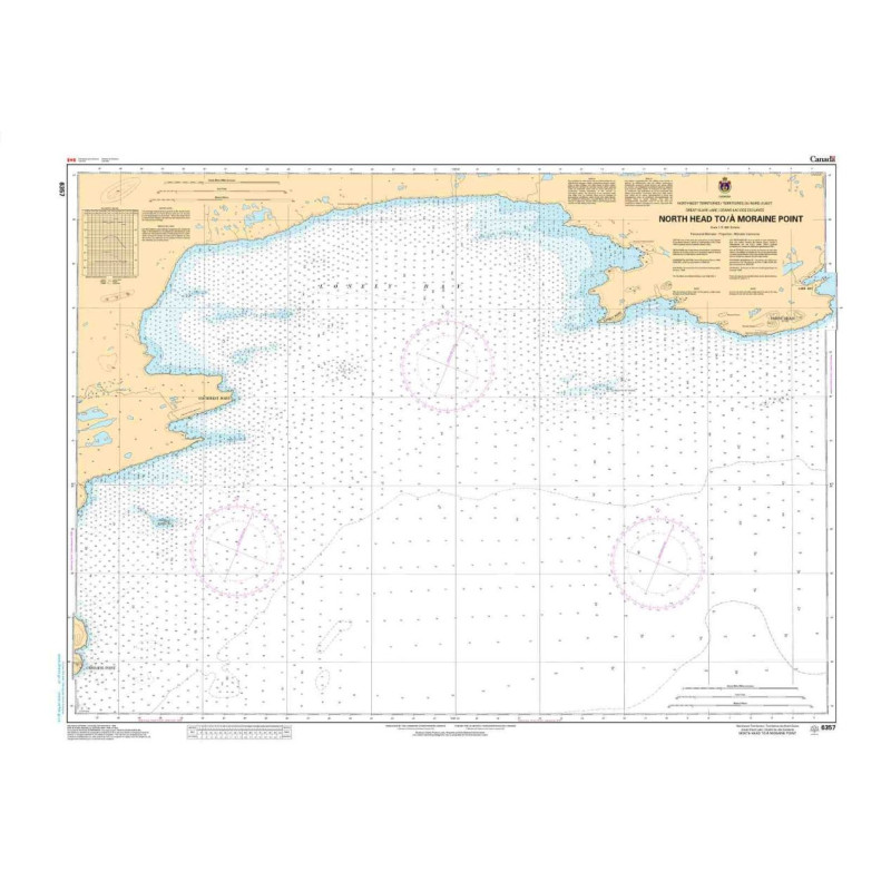 Service Hydrographique du Canada - 6357 - North Head to/à Moraine Point