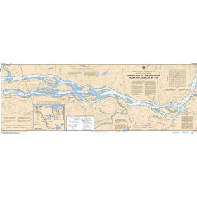 Service Hydrographique du Canada - 6412 - Camsell Bend to/à McGern Island Kilometre 460 / Kilomètre 510