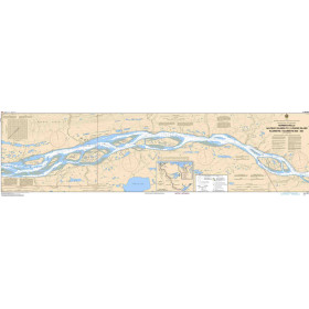 Service Hydrographique du Canada - 6418 - Norman Wells, Halfway Islands to/à Rader Island Kilometre 850 / Kilomètre 920
