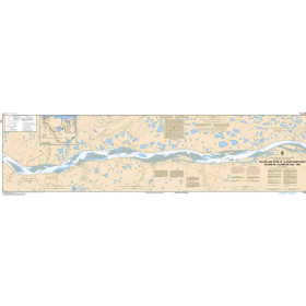 Service Hydrographique du Canada - 6425 - Travaillant River to/à Adam Cabin Creek Kilometre 1325 / Kilomètre 1400