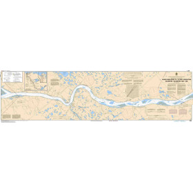 Service Hydrographique du Canada - 6426 - Adam Cabin Creek to/à Point Separation Kilometre 1400 / Kilomètre 1480