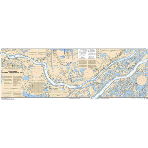 Service Hydrographique du Canada - 6430 - East Channel, Kilometre/Kilomètre 1645 - 1710 Service Hydrographique du Canada - 6430 - East Channel, Kilometre/Kilomètre 1645 - 1710