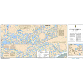 Service Hydrographique du Canada - 6432 - Kilometre/Kilomètre 1500 to/à Inuvik East Channel