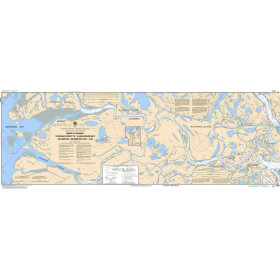 Service Hydrographique du Canada - 6435 - Middle Channel, Tununuk Point to/à Mackenzie Bay Kilometre 1670 / Kilomètre 1730
