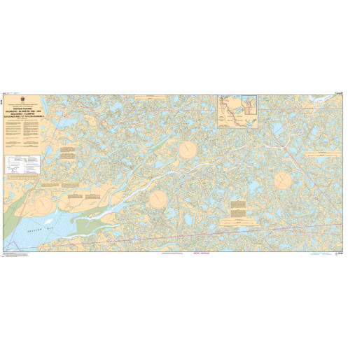Service Hydrographique du Canada - 6436 - Napoiak Channel, including / y compris Schooner and/et Taylor Channels Kilometre/Kilom Service Hydrographique du Canada - 6436 - Napoiak Channel, including / y compris Schooner and/et Taylor Channels Kilometre/Kilom