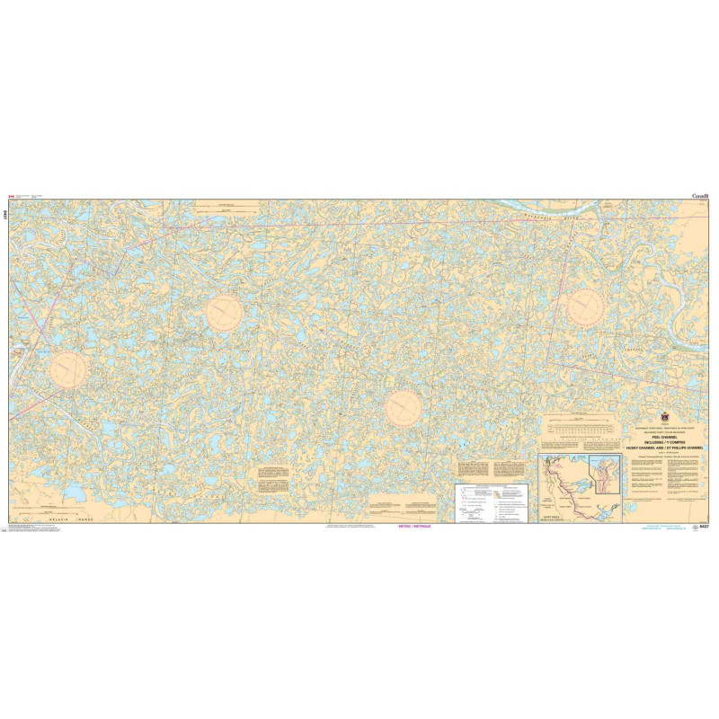 Service Hydrographique du Canada - 6437 - Peel Channel including/y compris Husky Channel and /et Phillips Channel
