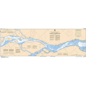 Service Hydrographique du Canada - 6453 - Mackenzie River / Fleuve Mackenzie (Kilometre / Kilomètre 58-90)