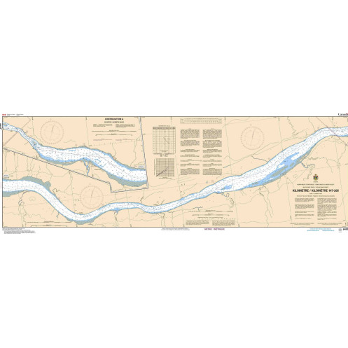 Service Hydrographique du Canada - 6455 - Mackenzie River / Fleuve Mackenzie (Kilometre / Kilomètre 147-205) Service Hydrographique du Canada - 6455 - Mackenzie River / Fleuve Mackenzie (Kilometre / Kilomètre 147-205)