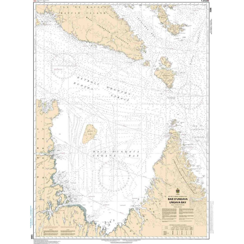 Service Hydrographique du Canada - 5300 - Baie d'Ungava / Ungava Bay