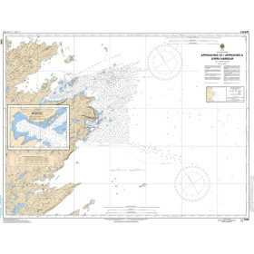 Service Hydrographique du Canada - 5340 - Approach to/ Approches à Sorry Harbor