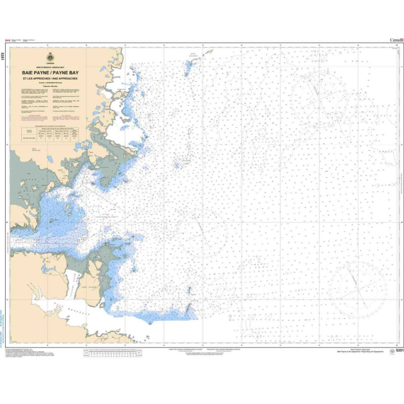 Service Hydrographique du Canada - 5351 - Payne Bay and Approaches