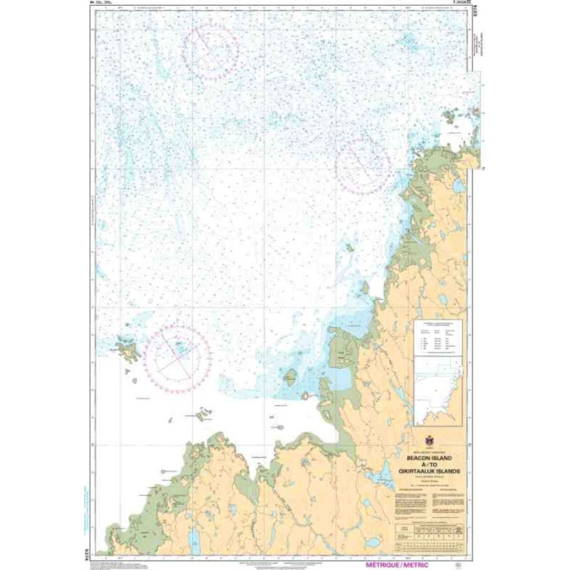 Service Hydrographique du Canada - 5374 - Beacon Island à/to Qikirtaaluk Islands