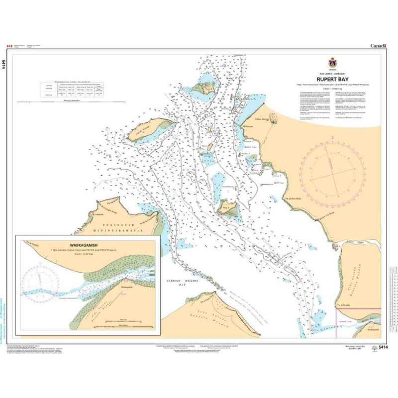 Service Hydrographique du Canada - 5414 - Rupert Bay