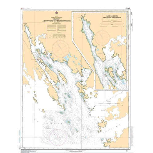 Service Hydrographique du Canada - 5455 - Kimmirut and Approaches/et les Approches