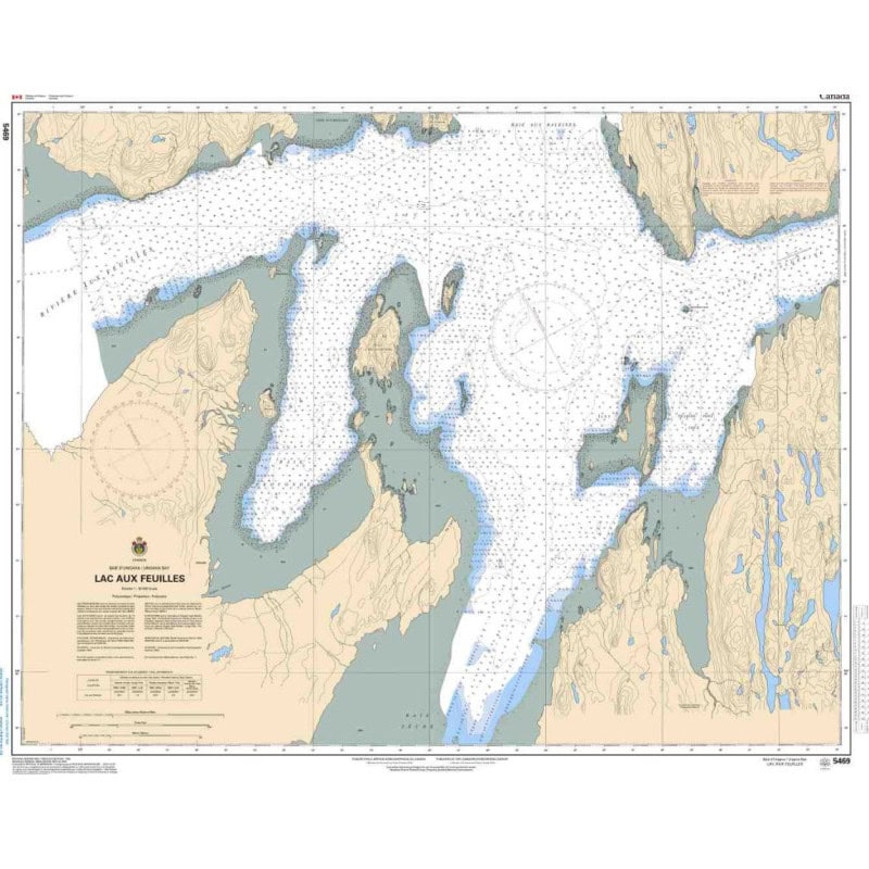 Service Hydrographique du Canada - 5469 - Lac aux Feuilles