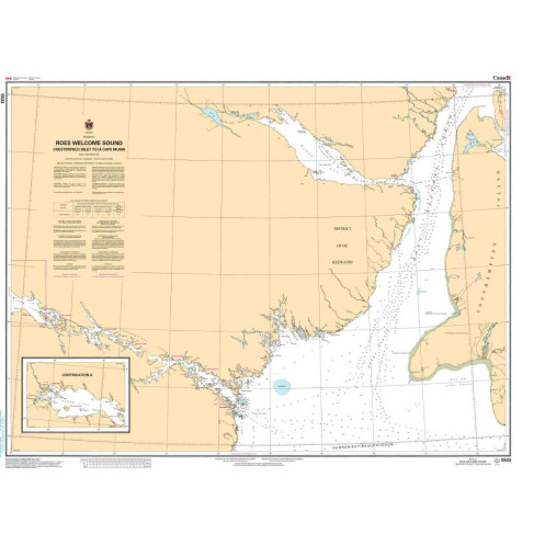 Service Hydrographique du Canada - 5533 - Roes Welcome Sound (Chesterfield Inlet to/à Cape Munn)