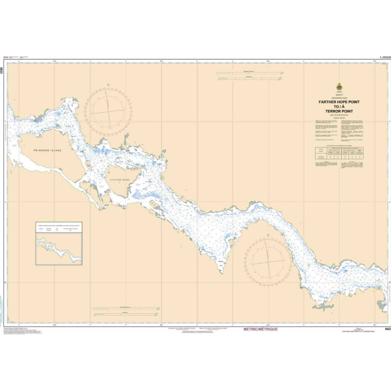 Service Hydrographique du Canada - 5623 - Farther Hope Point to/à Terror Point