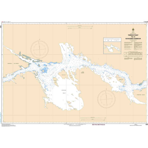 Service Hydrographique du Canada - 5624 - Terror Point to/au Schooner Harbour