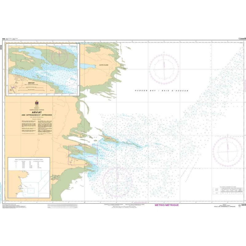 Service Hydrographique du Canada - 5641 - Arviat and Approaches / et Approches