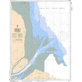 Service Hydrographique du Canada - 5860 - Approaches to/Approches à Moose River