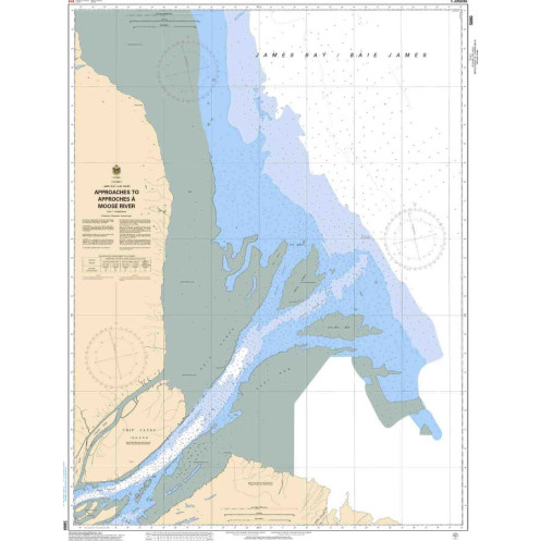 Service Hydrographique du Canada - 5860 - Approaches to/Approches à Moose River