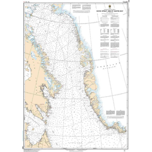 Service Hydrographique du Canada - 7010 - Davis Strait and/et Baffin Bay