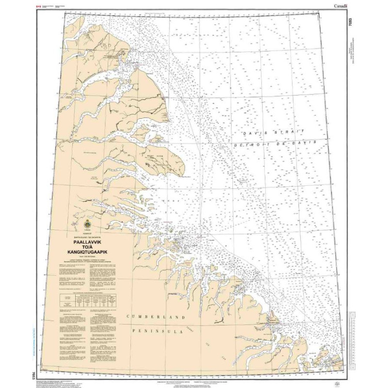 Service Hydrographique du Canada - 7053 - Paallavvik to/à Kangiqtugaapik