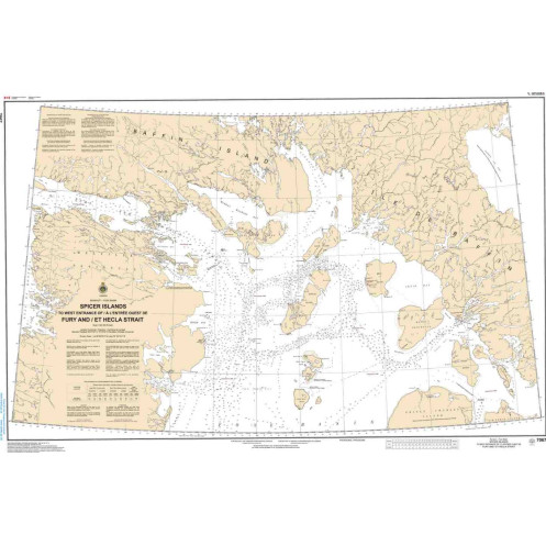 Service Hydrographique du Canada - 7067 - Spicer Islands to West Entrance of/ à L'Entrée Ouest de Fury and/et Hecla Strait