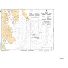 Service Hydrographique du Canada - 7103 - Approaches to/Approches à Brevoort Harbour