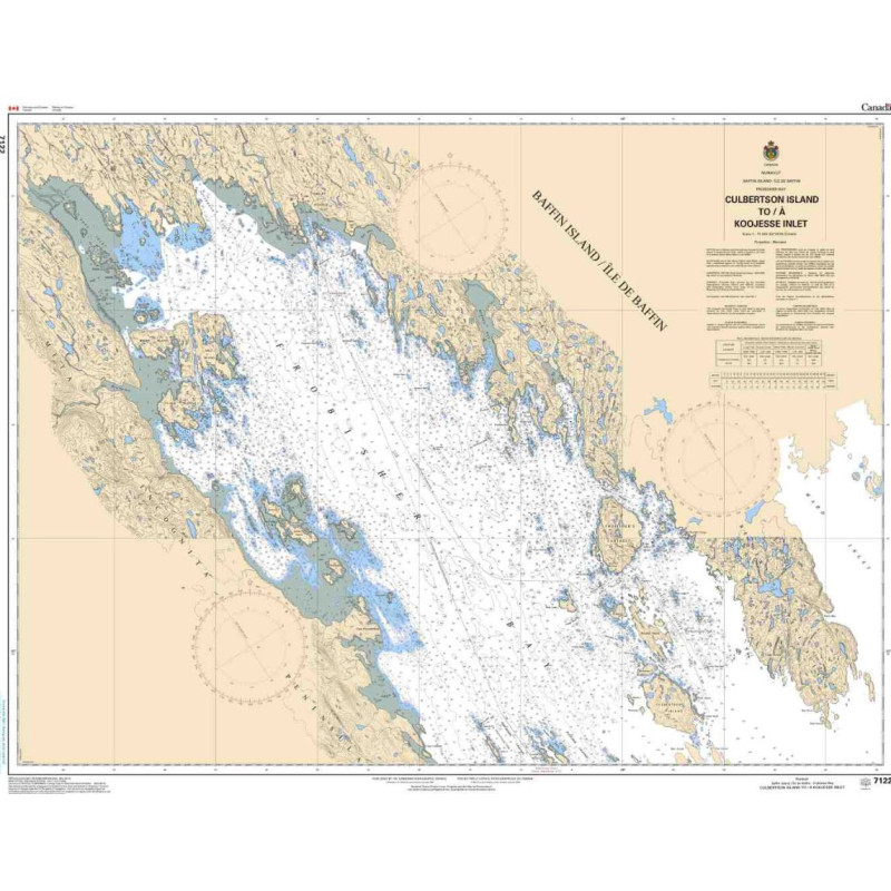 Service Hydrographique du Canada - 7122 - Culbertson Island to/à Koojesse Inlet