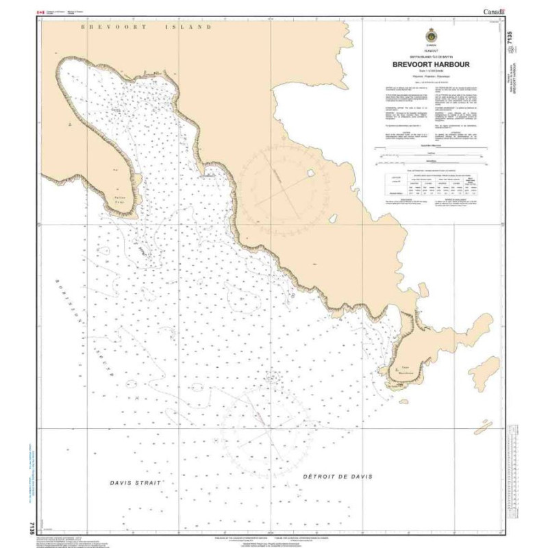 Service Hydrographique du Canada - 7135 - Brevoort Harbour