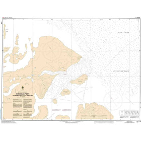 Service Hydrographique du Canada - 7185 - Kangeeak Point and Approaches/et les Approches