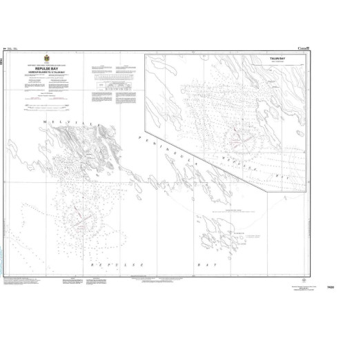 Service Hydrographique du Canada - 7430 - Repulse Bay Harbours Islands to/à Talun Bay