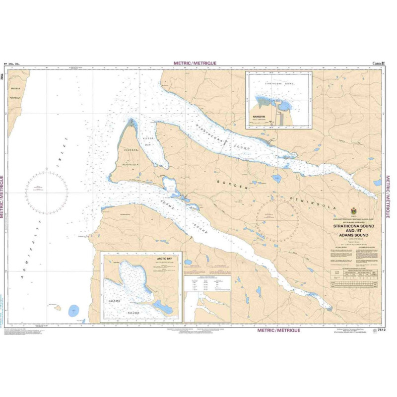 Service Hydrographique du Canada - 7512 - Strathcona Sound and/et Adams Sound