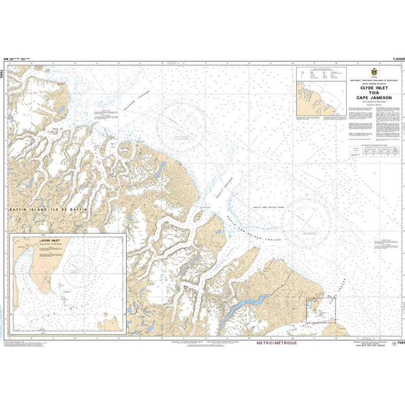 Service Hydrographique du Canada - 7565 - Clyde Inlet to/à Cape Jameson