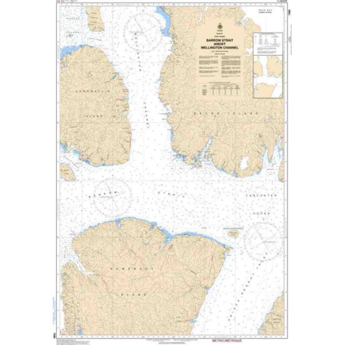 Service Hydrographique du Canada - 7569 - Barrow Strait and/et Wellington Channel