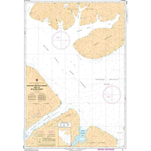 Service Hydrographique du Canada - 7572 - Viscount Melville Sound and/et M'clure Strait