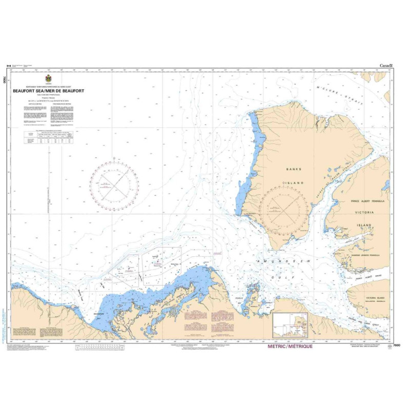 Service Hydrographique du Canada - 7600 - Beaufort Sea/ Mer de Beaufort