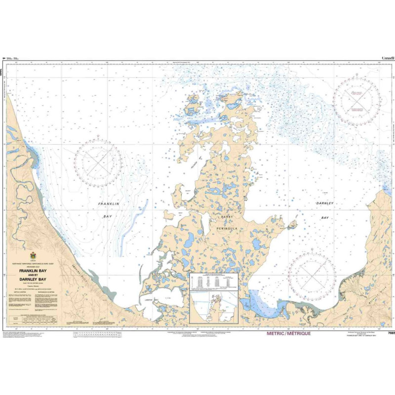 Service Hydrographique du Canada - 7665 - Franklin Bay and/et Darnley Bay