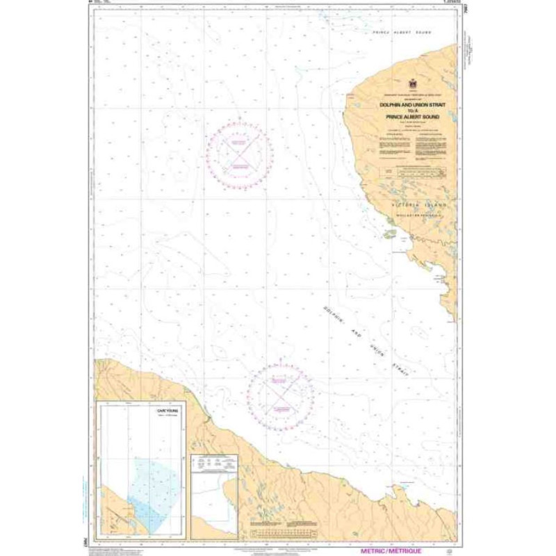 Service Hydrographique du Canada - 7667 - Dolphin and Union Strait To/ A Prince Albert Sound