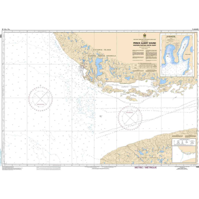 Service Hydrographique du Canada - 7668 - Prince Albert Sound, Western Portion/ Partie Ouest