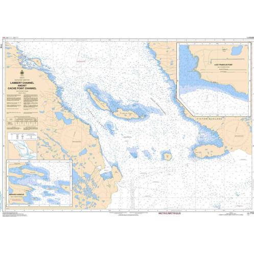 Service Hydrographique du Canada - 7710 - Lambert Channel and/et Cache Point Channel