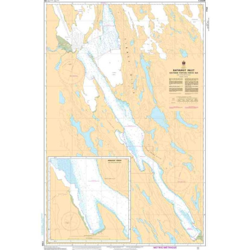 SHC - 7793 - carte marine - Bathurst Inlet - Southern Portion/Partie sud