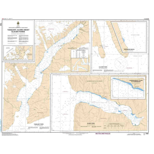 Service Hydrographique du Canada - 7920 - Tanquary, Slidre and Glacier Fiords