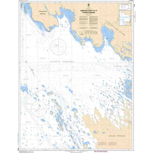 Service Hydrographique du Canada - 7738 - Simpson Strait to/à Storis Passage