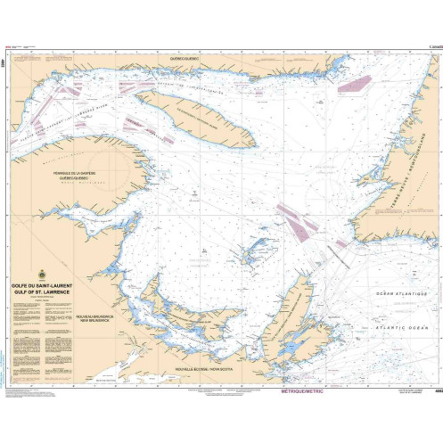 Service Hydrographique du Canada - 4002 - Golfe du Saint-Laurent / Gulf of St. Lawrence Service Hydrographique du Canada - 4002 - Golfe du Saint-Laurent / Gulf of St. Lawrence